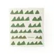 Browne USA 747930 Small Bar Towel, 20x17x0.2 cm (7.87x6.7 in), Green Decorative Print, Biodegradable, Plant‑Based Ink 1 image