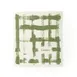 Browne USA 747932 CUISIPRO Eco‑Cloth Kitchen Towel, 20x17x0.2 cm, Green stripe, bio, dishwasher safe, reusable 1 image