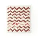Browne USA 747934 CUISIPRO Eco-Cloth Kitchen Towel, 7.87x6.7 in, Red ZigZag, Dishwasher Safe, Reusable 1 image