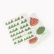 Browne USA 747948 CUISIPRO Eco Kitchen Towel, 20x17 cm (7.9x6.7 in) Green Print, Biodegradable, Safe Pack 1 image