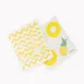 Browne USA 747953 CUISIPRO Eco‑Cloth, 20x17x0.2 cm Yellow Stripe Lemon, 100% Biodegradable, Dishwasher Safe, Reusable 1 image
