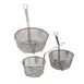 Browne USA 79120 Fryer Basket – Round 11.5" Dia x 5.5" H Medium Mesh Basket, Nickel‑Plated Steel 2 image