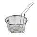 Browne USA 79120 Fryer Basket – Round 11.5" Dia x 5.5" H Medium Mesh Basket, Nickel‑Plated Steel 1 image