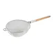 Browne USA 9250 Mesh Strainer – 14" Bowl, 15" L Handle, Double Mesh, Tin‑Plated, Wooden Handle 1 image
