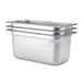 Browne USA 98142 - 1/4 2.2qt Pan, 10-3/8"L x6-3/8"W x2.5"D, 304 SS, 25 G Reinf Edge, Anti‑Jam, NSF 1 image