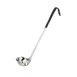 Browne USA 9944BLK - 4 Oz Black Stainless Steel Ladle, 12.8" Length, Heat-Resistant 392°F 1 image