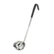 Browne USA 9948BLK - 8 oz Black Stainless Steel Ladle, 12.8" Length, Heat‑Resistant 391°F, 1.0 mm 1 image