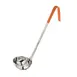 Browne USA 9948OR Ladle, 8 oz, 12-4/5" Length, Stainless Steel, Orange, Heat‑Resistant to 391°F 1 image