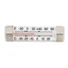 Browne USA FT84028 Freezer Thermometer 1-7/8" W x 12" H -40° to 80°F, ±2°F, Dual‑Face Display, NSF 1 image