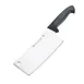 Browne USA PC1218 - 8" Stainless Steel Kitchen Cleaver Knife, Black ABS Handle, NSF 1 image