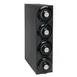 Dispense-Rite SLR-S1-4BT Dispenser,Black PS,25‑3/4"H×6‑3/4"W×18‑1/4"D 4‑24 oz2‑1/2"-3‑7/8" Baffles 2 image