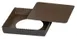 Louis Tellier 226810 Square Fluted Tart Mold, 9.05" x 9.05" Non‑Stick, Removable Bottom, 6"‑9" Size Range 1 image