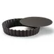 Louis Tellier 293470 Gobel Tartlet Mold, 4" Dia x 3/4" H, Round Non‑Stick Pan, Removable Bottom 1 image