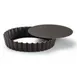 Louis Tellier 293472 Gobel Tartlet Mold, 4.2" Dia x 3/4" H, Fluted Non‑Stick, Removable Bottom 1 image