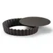 Louis Tellier 293490 Gobel Tartlet Mold, 5.5" Dia x 1" H, Round Fluted Non‑Stick, Removable Bottom 1 image