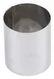 Louis Tellier 864910 Ice Cream Cake Ring, 5.51" Dia x 2.36" H, 0.10" Stainless Steel Pastry Ring 1 image