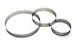 Louis Tellier 865104 Pastry Ring, 4" x 1.37" (Dia x H), 0.10" Thick, Stainless Steel Custard Ring 1 image