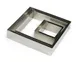 Louis Tellier 869030 Pastry Ring – 2.36"W x 2.36"D x 1.18"H Free‑Form Stainless Steel 1 image