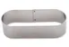 Louis Tellier 884017 Pastry Ring Cake Frame, 4.33"W x 1.57"D x 1.18"H Oblong Stainless Steel, - 1/Box 1 image