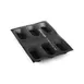 Louis Tellier AIRPLUS03 Plum Cake Silicone Mold 6Comp, 12"×8"×0.98" D/F/M/O Safe NonStick Recyclable 1 image