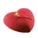 Louis Tellier AMORE Silicone Heart Cake Mold, 20.2 oz, 5" x 5.3" x 1.9" White Uncoated 1 image