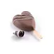 Louis Tellier GEL03M - Gel Heart Ice Cream Mold, 15-1/2" x 11-1/2", 6 Silicone Cavities - 1/Pack 2 image