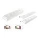 Louis Tellier MUL3D58 3D Mold, 2.28" Dia, 5×3.44oz, White, -76°F to +446°F, Dishwasher Safe - Set 1 image
