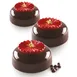 Louis Tellier PLISSE7 Candy Mold 2.95" Dia x 0.3" H 6x0.77 oz -76°F to +446°F White Baking Safe 2 image