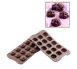 Louis Tellier SCG13N - Rose Silicone Chocolate Mold 24" x 16" Flexible Non‑Stick, 15×0.24 oz 1 image