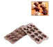 Louis Tellier SCG16N Chocolate Mold Dino, Flex Silicone, 24" x 16", 12 x 0.27 oz, Freezer-Oven Safe 1 image