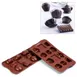 Louis Tellier SCG17 Chocolate Mold – 2"×2"×0.7" Flex Silicone -76°F to +446°F M/F/D Safe Italy 1 image