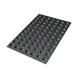 Louis Tellier SQ034 Mini-Charotte Silicone Mold, Black, 77 ¼‑oz Pieces, Mic/Frz Safe – 70‑120 pcs 1 image