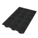 Louis Tellier SQ067 - Black Silicone Pastry Mold, 15 × 11.5 oz Pieces, Microwave & Oven Safe 1 image