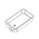 Perlick 7055A46 Wet Waste Box 1/3 Size Stainless Steel Pan with Strainer, 3/4" Drain Tube 1 image