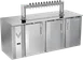 Victory VDD78HC-S-12T Keg Cooler, 78"W x 30"D x 49"H, Steel, 4 Kegs, 12‑Tap Tower, Door Locks, R290 1 image
