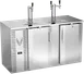 Victory VDDN58HC-S Keg Cooler, 58"W x 26"D x 49"H, SS Flat-Top, 3‑4 2‑Col 1‑2 Faucets, R290, 115V 1 image