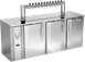 Victory VDDN78HC-S-12T Keg Cooler, 78"W x 26"D x 49"H, 4 ½-Barrel, 12‑Tap, Stainless R290 1/3 HP115V 1 image