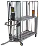 Winholt DC-2852TOW-2S-SLV Cart, 28.5"W x 57.7"L x 70.6"H, 1000 lb, 2 Shelves, Sign Holder, Tow Handle, Silver 1 image