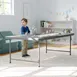 Flash Furniture RB-3060-KID-GY-GG Paige Kids 30x60 Rectangle Folding Table, Granite Gray Plastic 1 image