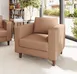 Flash Furniture ZB-8921-1S-COGNAC-GG Hercules Artemis Reception Chair, 33"W x 31-1/4"D x 32-1/2"H, LeatherSoft Upholstery, USB Ports 2 image
