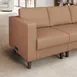Flash Furniture ZB-8921C-LA-COGNAC-GG Hercules Artemis Left Arm Reception Chair, 28.25"W x 31.5"D x 31.75"H, LeatherSoft Upholstery, Cognac 2 image