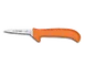 Dexter 11193 Sani‑Safe Deboning Knife 3‑1/4" Clip‑Pt/Hollow Stain‑Free Steel Orange Plastic Handle 1 image