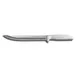 Dexter 13553 Sani‑Safe Slicer, 8" High‑Carbon Steel, White Polypropylene Handle, Made in USA 1 image