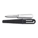 Dexter 15403 Sani‑Safe Net Knife, 3‑1/4" Blade, High‑Carbon Steel, White Handle, Black Sheath - Set 1 image