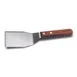 Dexter 16271 Hamburger Turner, 4" x 3" Stainless Steel Offset Blade, Rosewood Wood Handle, Made in USA 1 image