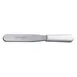 Dexter 17413 Baker’s Spatula, 6" Stainless Steel Blade, White PP Handle, NSF, Made in USA 1 image