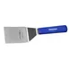 Dexter 19853H Sani‑Safe Blue Hamburger Turner, 4" x 3" Steel Blade, Blue Handle, NSF 1 image