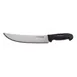 Dexter 24073B Cimeter Steak Knife, 10" Blade, Black Handle With Rubber Grip, DEXSTEEL Steel 1 image