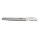 Dexter 24283 SofGrip Duo‑Edge Slicer Knife, 14" Stamped White Rubber Handle, High‑Carbon Steel 1 image