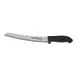 Dexter 24383B SofGrip 10" Bread & Sandwich Knife, Black Rubber Handle, Stainless Steel Blade, USA Made 1 image